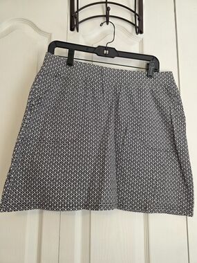 croft & barrow Black and White Mini Skirt